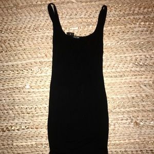 Black mini dress